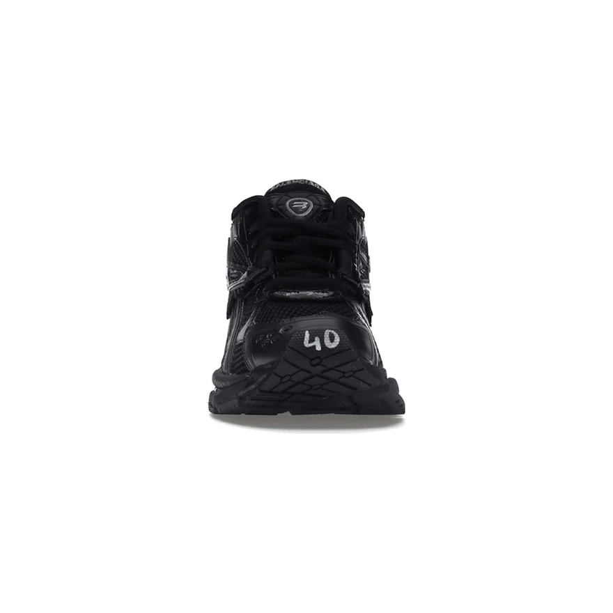 Balenciaga Runner Black, vue de face