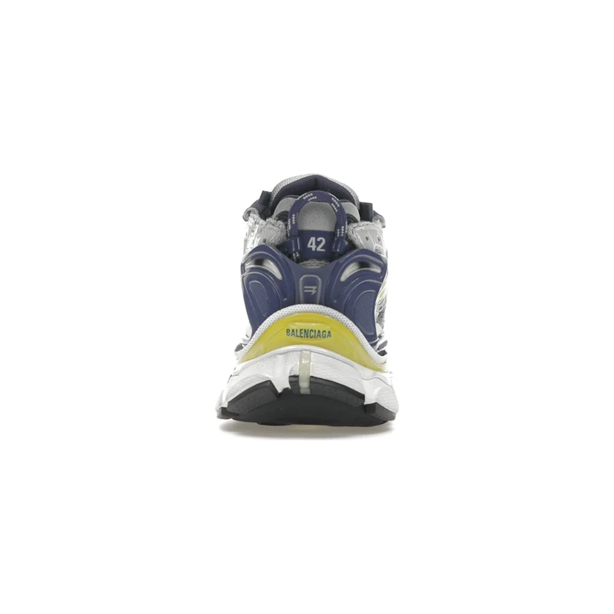 Balenciaga Runner White Blue Yellow, vue arrière