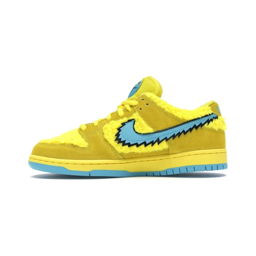 Nike SB Dunk Low Grateful Dead Bears Yellow, profil intérieur