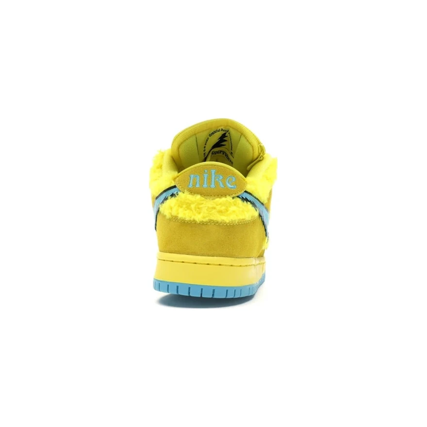 Nike SB Dunk Low Grateful Dead Bears Yellow, vue arrière