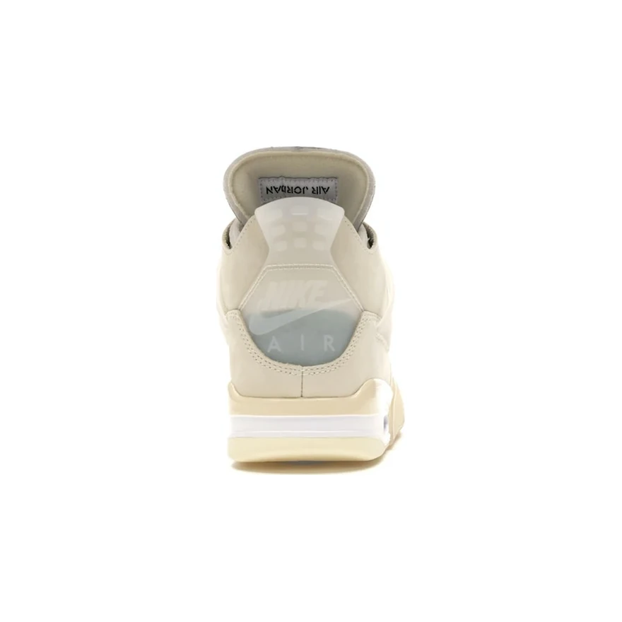 Air Jordan 4 Off-White Sail, vue arrière
