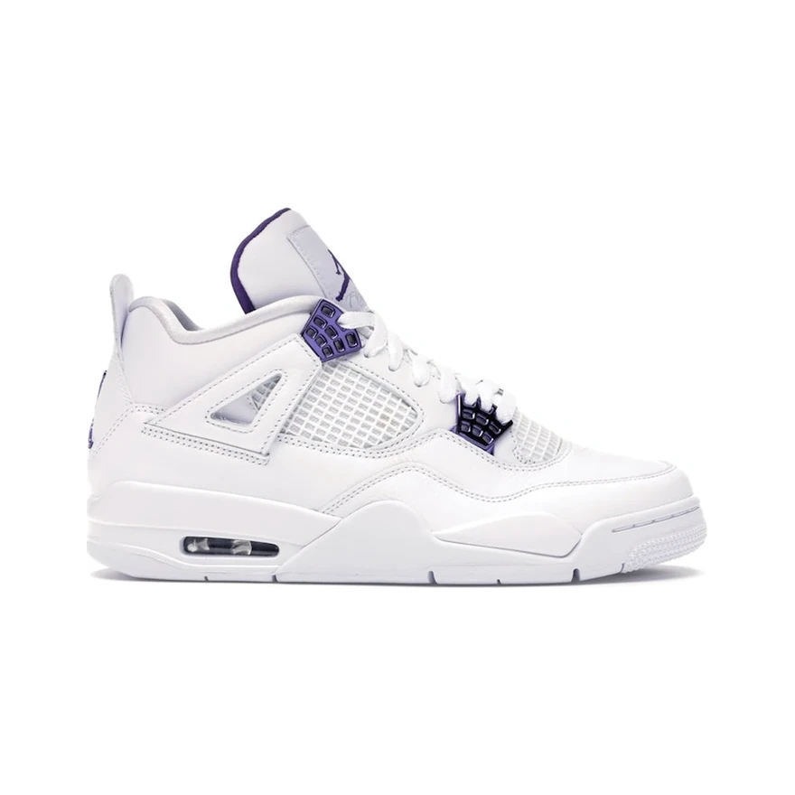Air Jordan 4 White Court Purple