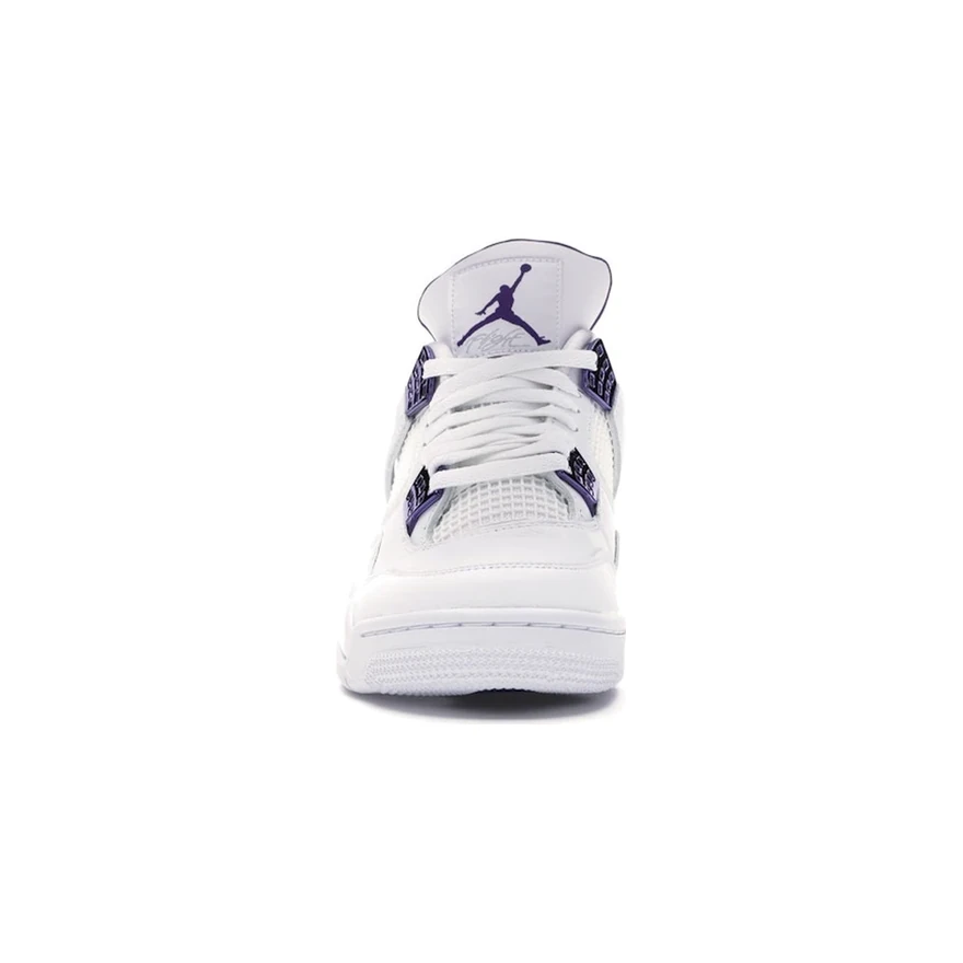 Air Jordan 4 White Court Purple, vue de face