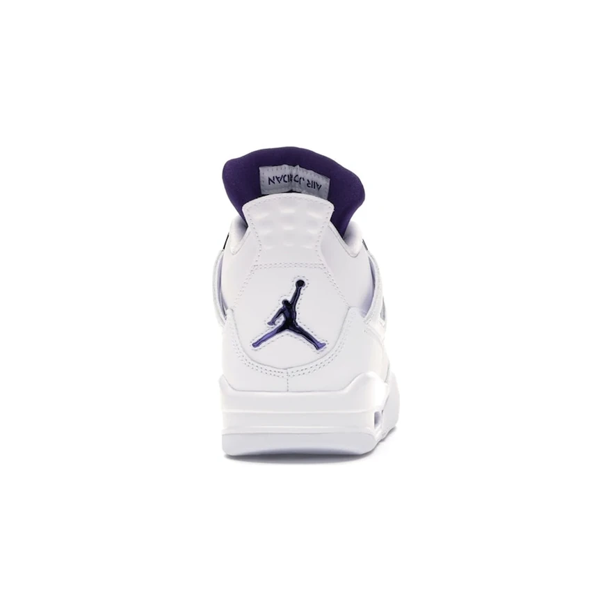 Air Jordan 4 White Court Purple, vue arrière