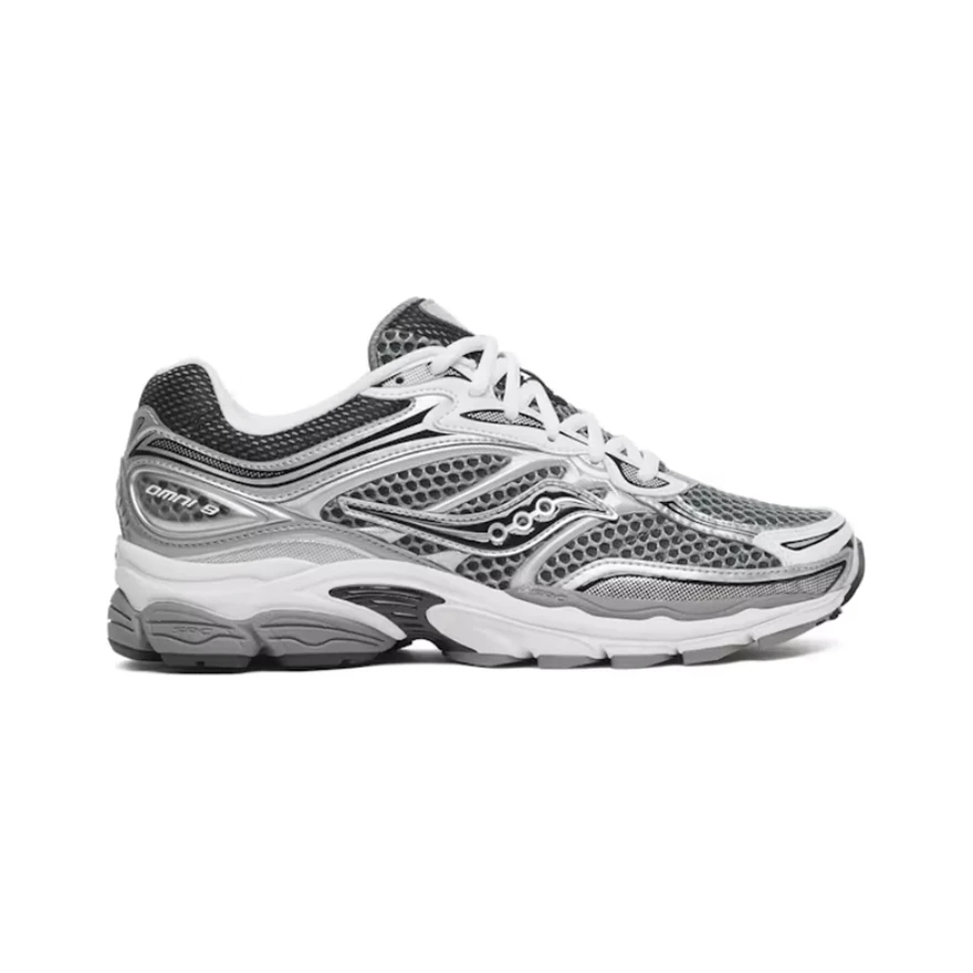 Saucony ProGrid Omni 9 Grey Silver Black